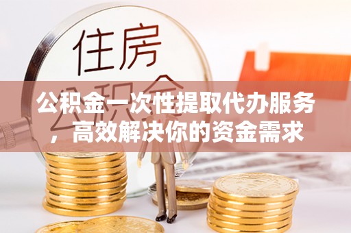 馆陶公积金一次性提取代办服务，高效解决你的资金需求