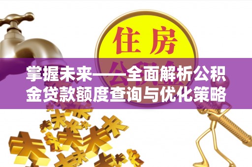 馆陶掌握未来——全面解析公积金贷款额度查询与优化策略
