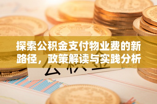 馆陶探索公积金支付物业费的新路径，政策解读与实践分析
