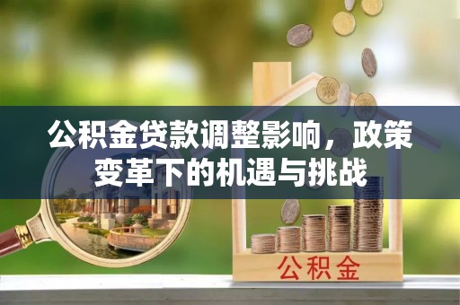 馆陶公积金贷款调整影响，政策变革下的机遇与挑战