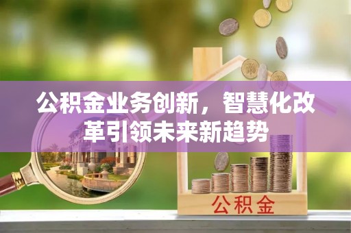 馆陶公积金业务创新，智慧化改革引领未来新趋势