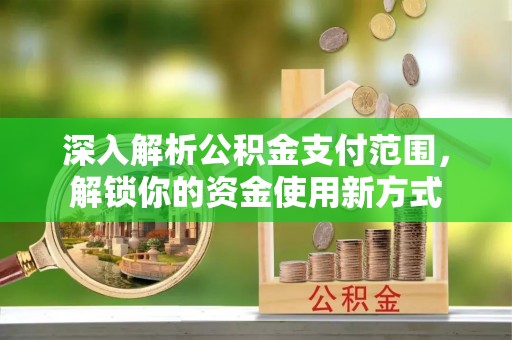 馆陶深入解析公积金支付范围，解锁你的资金使用新方式