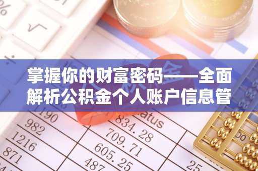 馆陶掌握你的财富密码——全面解析公积金个人账户信息管理与优化