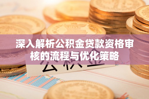 馆陶深入解析公积金贷款资格审核的流程与优化策略