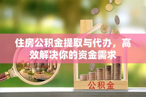 馆陶住房公积金提取与代办，高效解决你的资金需求