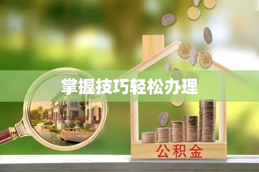 馆陶掌握技巧轻松办理