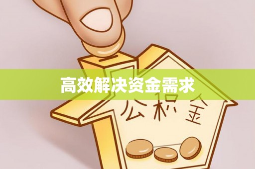 馆陶高效解决资金需求