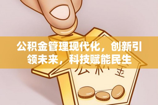 馆陶公积金管理现代化，创新引领未来，科技赋能民生