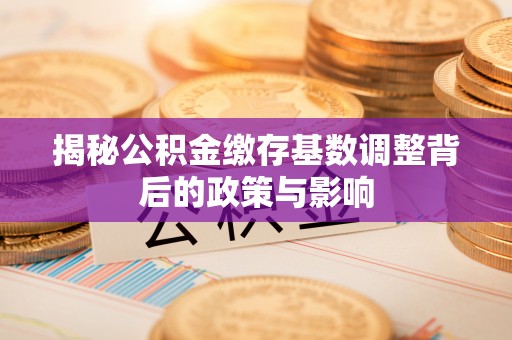 馆陶揭秘公积金缴存基数调整背后的政策与影响