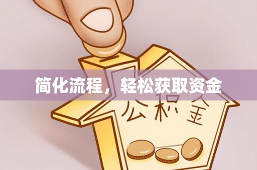 馆陶简化流程，轻松获取资金