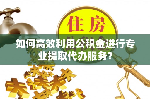 馆陶如何高效利用公积金进行专业提取代办服务？