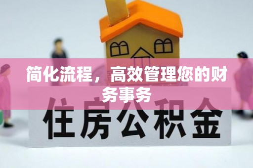 馆陶简化流程，高效管理您的财务事务