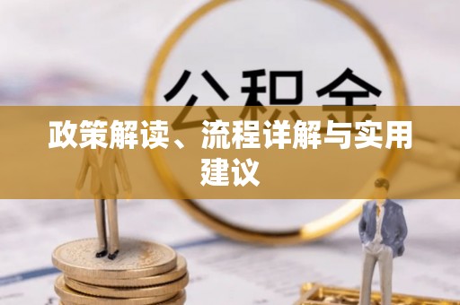 馆陶政策解读、流程详解与实用建议